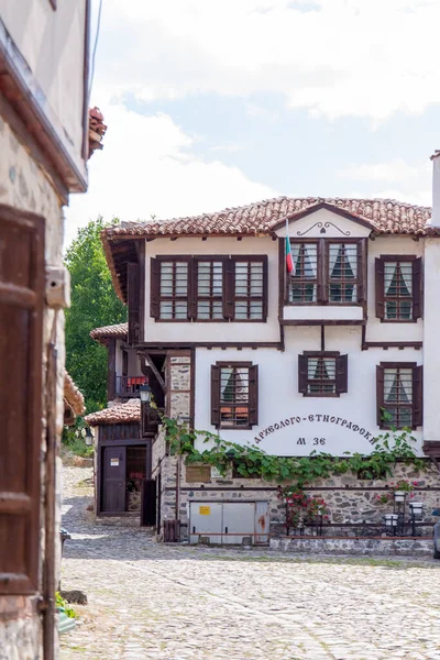 Zlatograd Bulgaria Luglio 2021 Tradizionale Casa Bulgara Epoca Revival Focus — Foto Stock