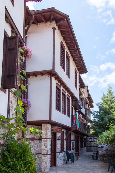 Zlatograd Bulgaria July 2021 Traditional Bulgarian House Revival Era Selective — Stock Photo, Image