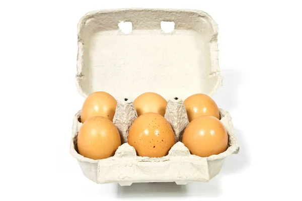 Eggs from the family farm — Stock Photo, Image