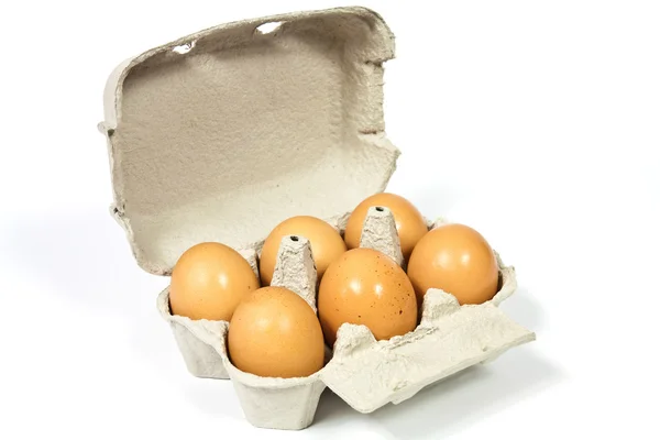 Eier aus dem Familienbetrieb — Stockfoto