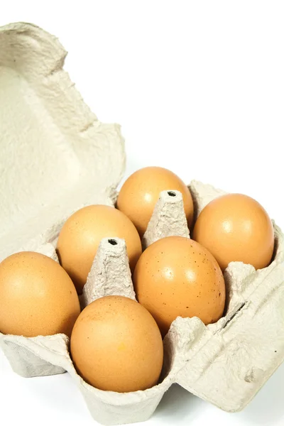 Eggs from the family farm — Stock Photo, Image
