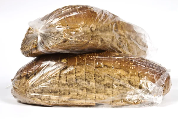 Pakowane w plastikowe chleb — Zdjęcie stockowe