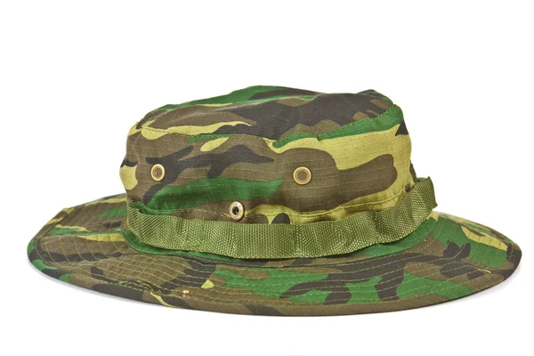 Askeri kamuflaj şapkası — Stok fotoğraf