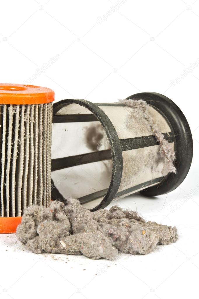 Dirty filter vacuum cleaner