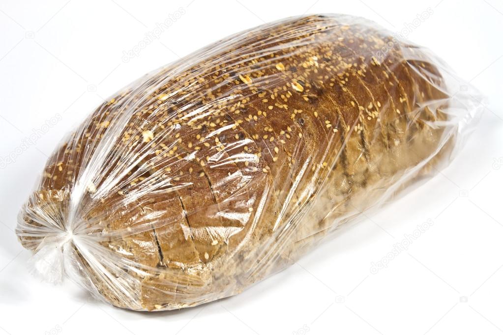 Packaged in plastic bread