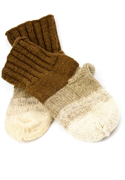 Knitted wool socks — Stock Photo, Image