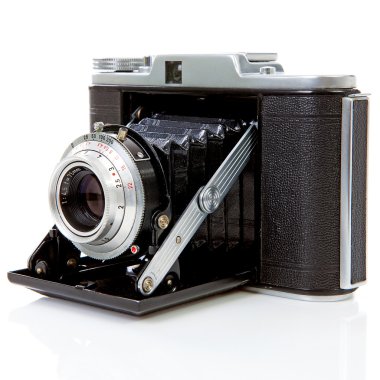 eski moda fotoğraf makinesi beyaz