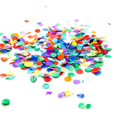 pile of colorful confetti clipart