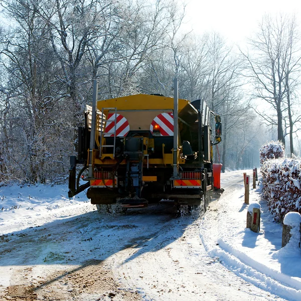 Dutch snow gritter — Stock Photo, Image
