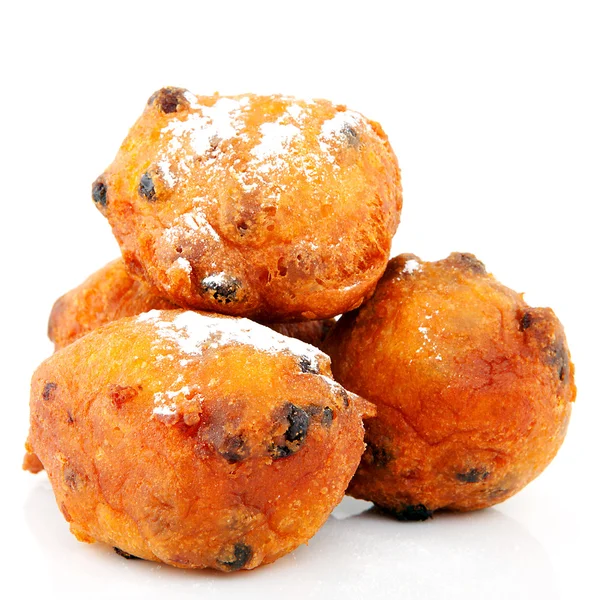 Pile of Dutch donut also known as oliebollen — Stock Photo, Image