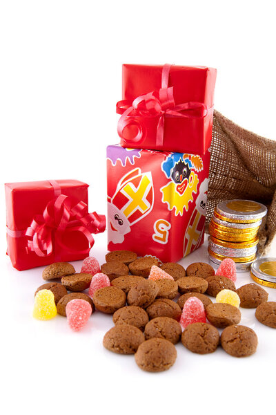 Typical Dutch celebration: Sinterklaas with surprises in bag and