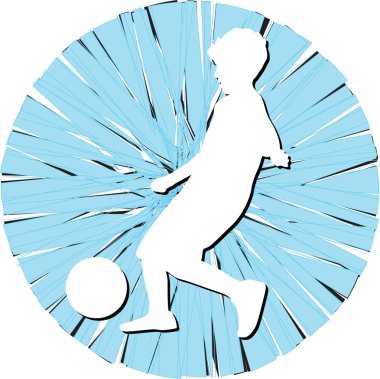 çocuğun futbol oynuyordu