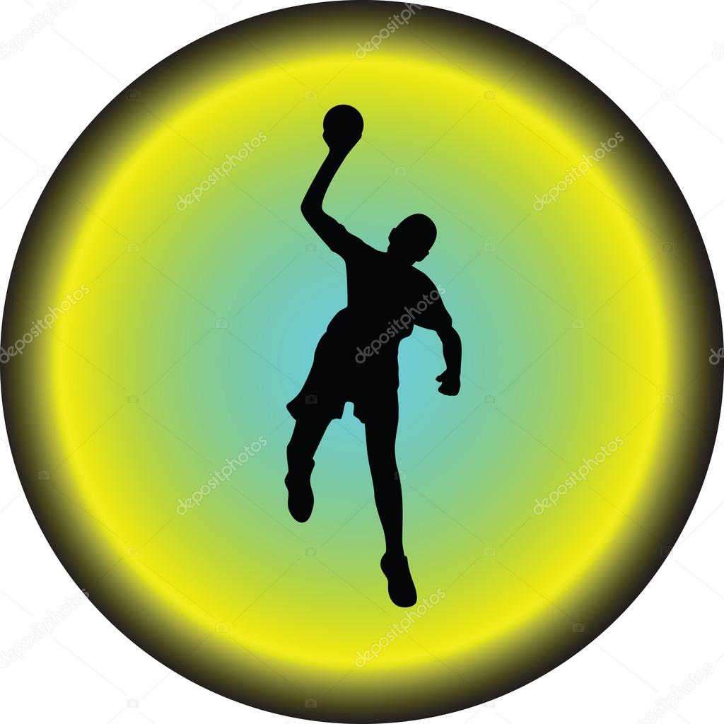 Handball Player Vector