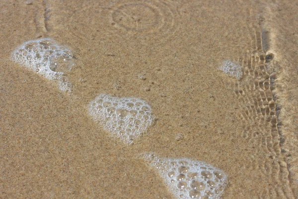 Padrão de areia ondulada — Fotografia de Stock