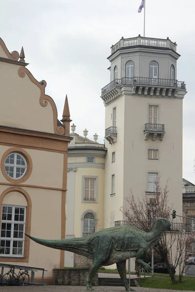 卡塞尔市自然历史博物馆座落在弗里德里希附近的Steinweg — 图库照片