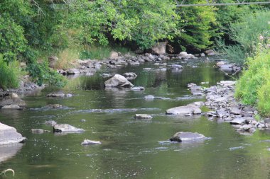 Almanya 'nın güneybatısındaki Nohen Nehri.