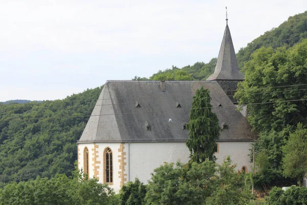 Vysokoškolský Kostel Jana Hochstetten Dhaun Německo — Stock fotografie