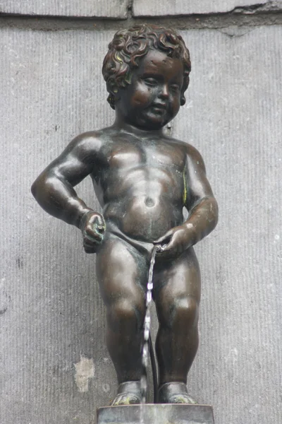 Manneken Pis Brüsszel — Stock Fotó