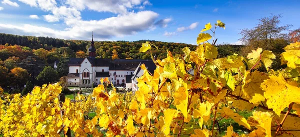 Monasterio Ebersbach Cerca Eltville Otoño —  Fotos de Stock