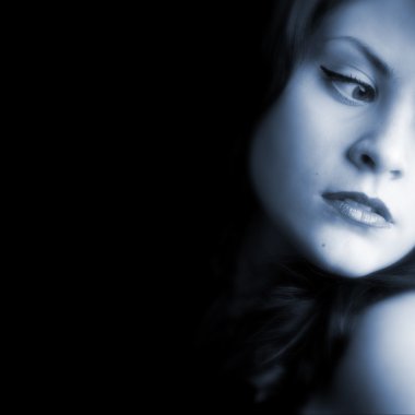 retro kadın uzağa arıyorsunuz