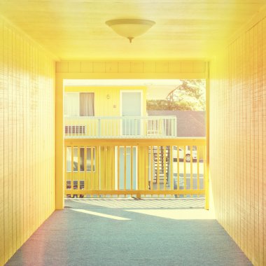 Motel koridor, instagram stili