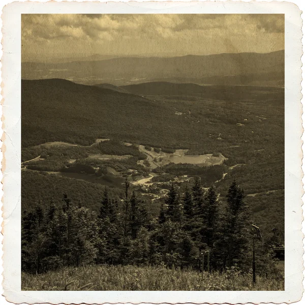 Toppen av mount mansfield i vermont — Stockfoto