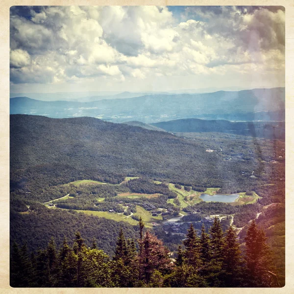 Toppen av mount mansfield i vermont — Stockfoto