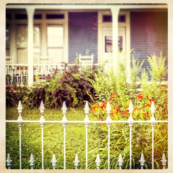 Victorian home, instagram style — Stock Photo, Image