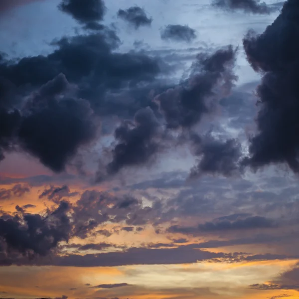 Nubes del atardecer — Foto de Stock