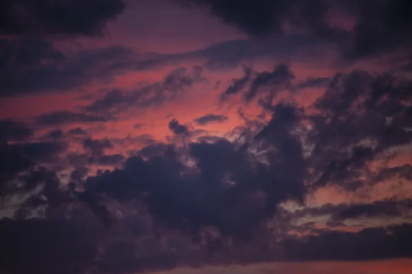 Nubes del atardecer — Foto de Stock