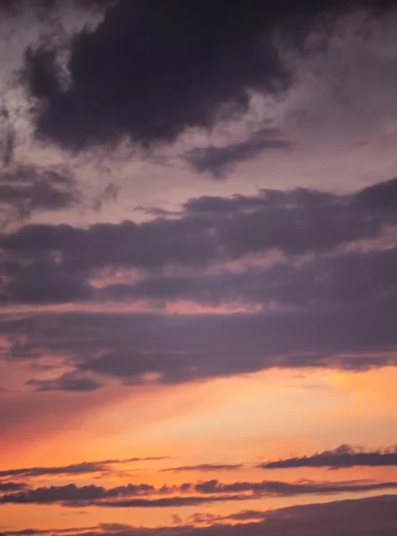 Sonnenuntergangswolken — Stockfoto