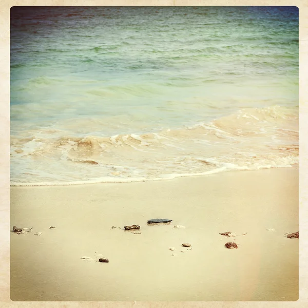 Pláž, instagram styl — Stock fotografie