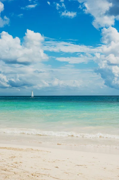 Spiaggia messicana di sabbia bianca — Foto Stock