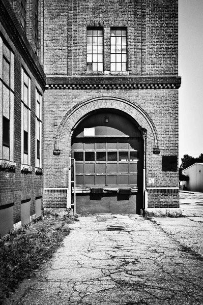 Porta del garage — Foto Stock