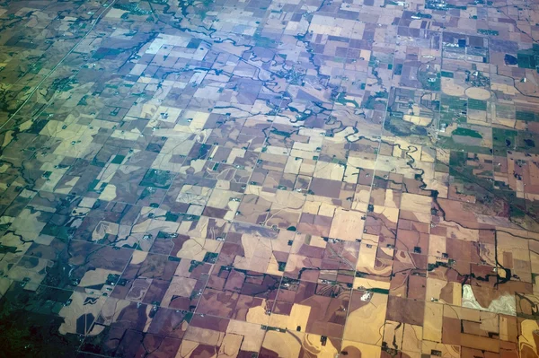 Bird's Eye View Mid-West United States — Stock Photo, Image