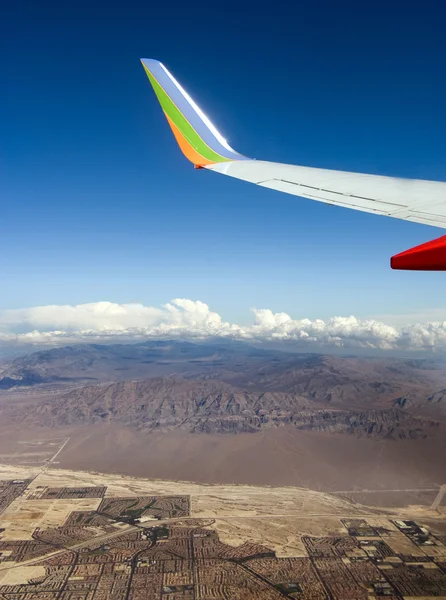 View from Airplane window — Stock Photo, Image