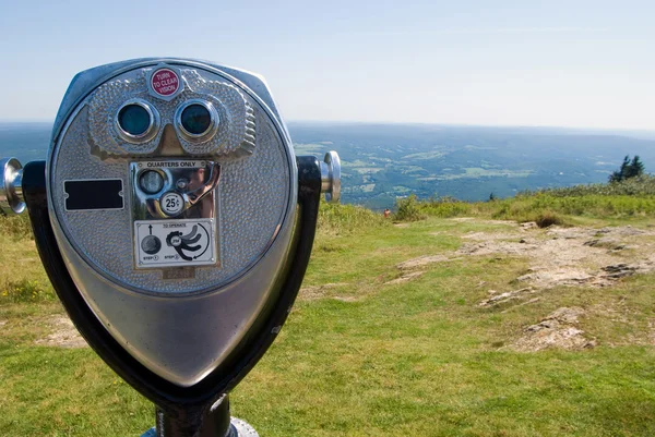 Binocolo a monete sul Monte Greylock — Foto Stock