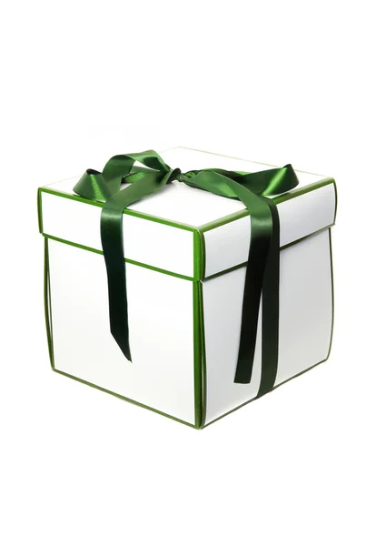 Gift box with bow — Stock Photo, Image