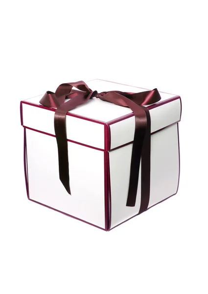 Gift box with bow — Stock Photo, Image