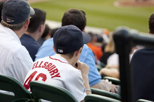 A Red Sox rajongója Stock Kép