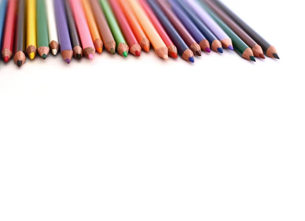 Pencils Colour isolated on white background — Stock Photo, Image