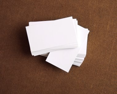 3D işlenen yığını kartvizit mockup