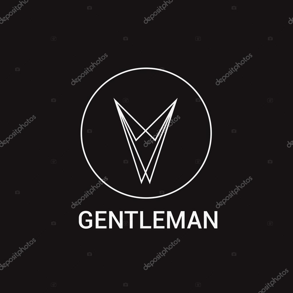 Gentleman Shop Logo Vector Templates Design.