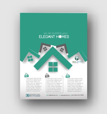 Emlakçı ilanı & poster şablonu
