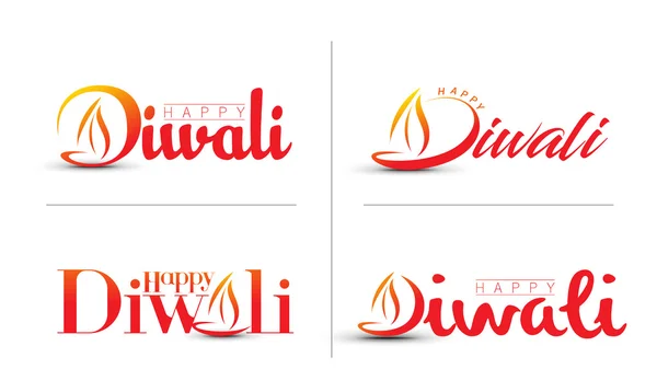 Joyeux fond Diwali — Image vectorielle