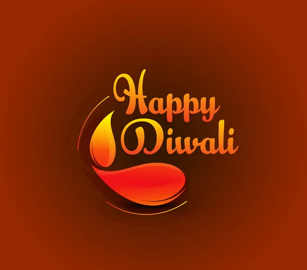 Glücklicher diwali Hintergrund — Stockvektor