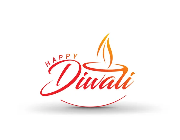 Joyeux fond Diwali — Image vectorielle