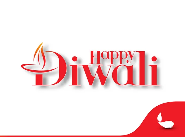 Glücklicher diwali Hintergrund — Stockvektor