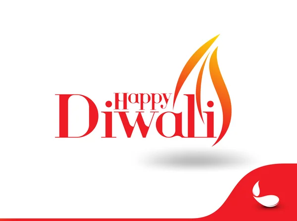 Feliz fundo Diwali — Vetor de Stock