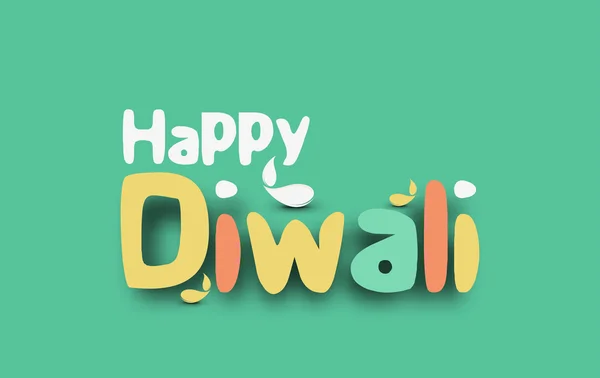 Fondo Diwali feliz — Vector de stock